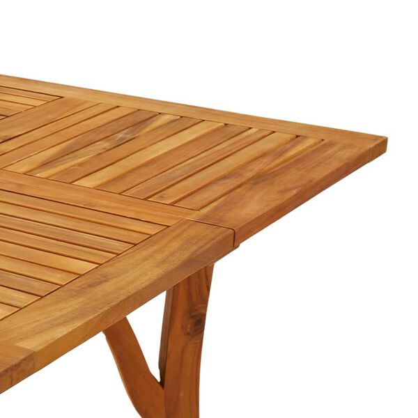 vidaXL Τραπέζι Κήπου 85 x 85 x 75 εκ. από Μασίφ Ξύλο Ακακίας