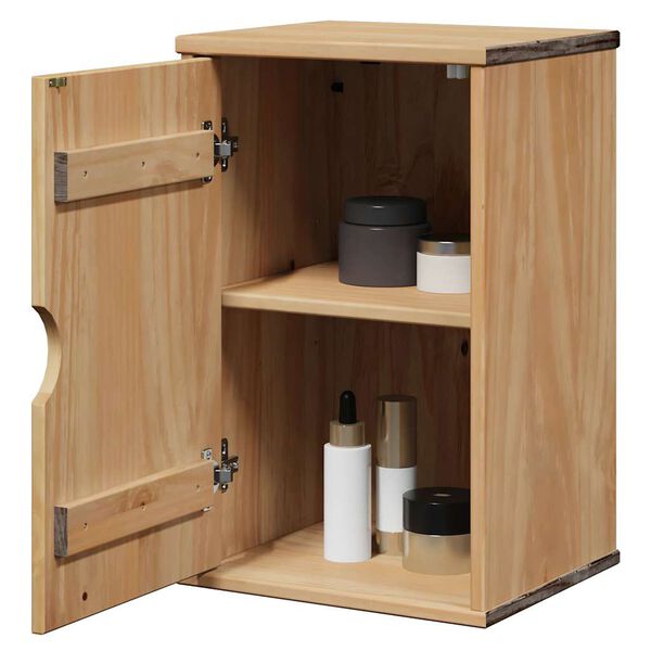 vidaXL Ντουλάπι Μπάνιου Επιτοίχιο OTTA 35x30x55 εκ. Μασίφ Ξύλο Πεύκου
