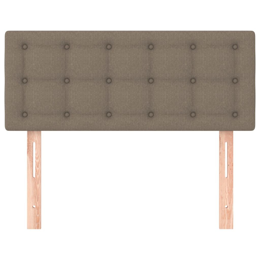 vidaXL Κεφαλάρι Κρεβατιού Taupe 80 x 5 x 78/88 εκ. Υφασμάτινο