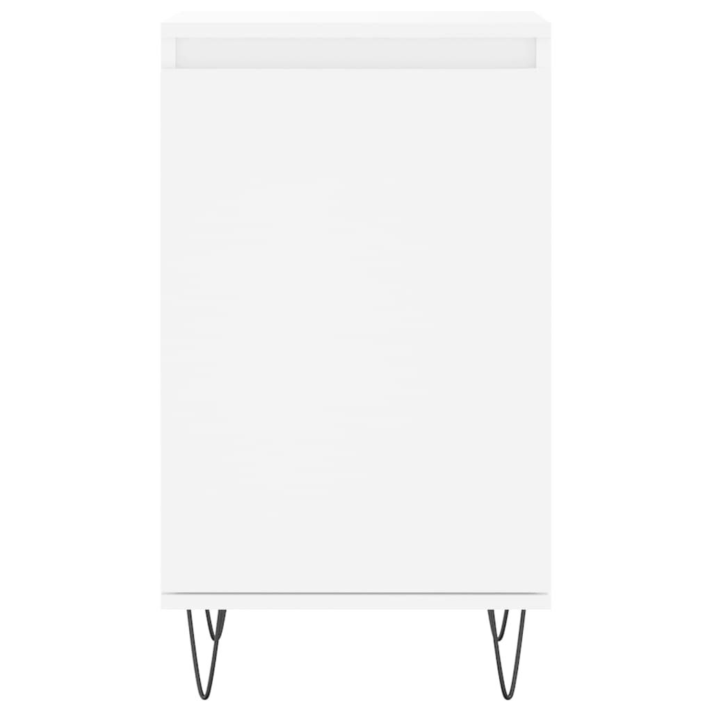 vidaXL Ντουλάπια 2 τεμ. Λευκά 40 x 35 x 70 εκ. από Επεξεργασμένο Ξύλο
