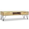 vidaXL Έ&pi;&iota;&pi;&lambda;&omicron; &Tau;&eta;&lambda;&epsilon;ό&rho;&alpha;&sigma;&eta;&sigmaf; 120 x 35 x 35 &epsilon;&kappa;. &alpha;&pi;ό &Mu;&alpha;&sigma;ί&phi; &Xi;ύ&lambda;&omicron; Teak