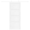 vidaXL Σετ Συρόμενης Πόρτας ORKDAL Λευκό 83 x 202 εκ.
