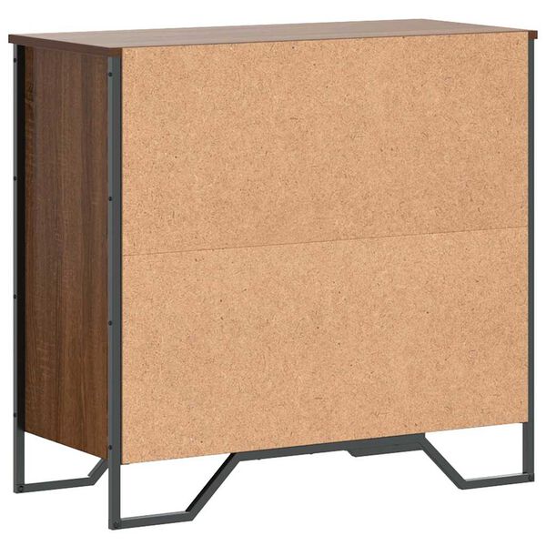 vidaXL Ντουλάπι Καφέ Δρυς 79,5x35,5x74,5 εκ. Επεξεργασμένο Ξύλο