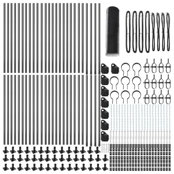 vidaXL &Sigma;&tau;ύ&lambda;&omicron;&sigmaf; &Pi;&epsilon;&rho;&iota;&phi;&rho;ά&xi;&epsilon;&omega;&nu; &Gamma;&kappa;&rho;&iota; 100 x 1 &mu; (25 &chi;&lambda;&sigma;&tau; &pi;&lambda;έ&gamma;&mu;&alpha;)