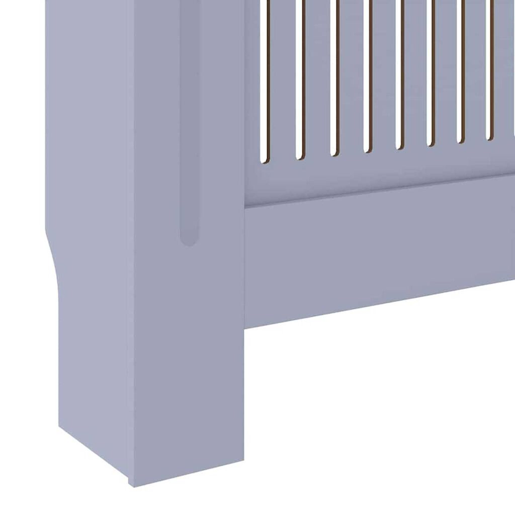 vidaXL Καπάκι Καλοριφέρ 2 pcs Γκρι (142-205) x 20.5 x 81.5 εκ.