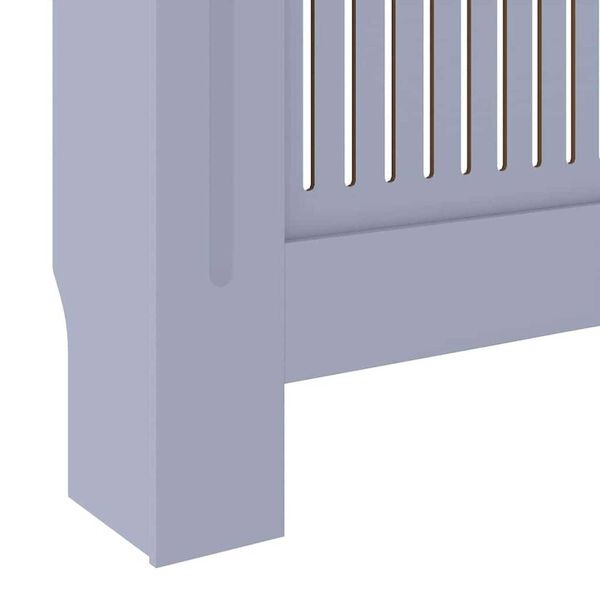 vidaXL Καπάκι Καλοριφέρ 2 pcs Γκρι (142-205) x 20.5 x 81.5 εκ.