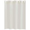 vidaXL Κουρτίνες με κουρτίνες 2 pcs Κρεμ 140x140εκ Πολυεστέρας