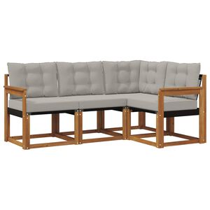 vidaXL &Sigma;&epsilon;&iota;&rho;ά &Kappa;&alpha;&nu;&alpha;&pi;έ &Epsilon;&xi;&omega;&tau;&epsilon;&rho;&iota;&kappa;&omicron;ύ 4 pcs &Phi;&upsilon;&sigma;&iota;&kappa;ό &kappa;&alpha;&iota; &Alpha;&nu;&omicron;&iota;&chi;&tau;ό &Gamma;&kappa;&rho;&iota;