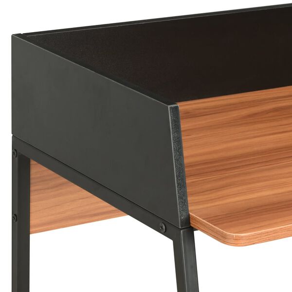 vidaXL Γραφείο Μαύρο / Καφέ 90 x 60 x 88 εκ.