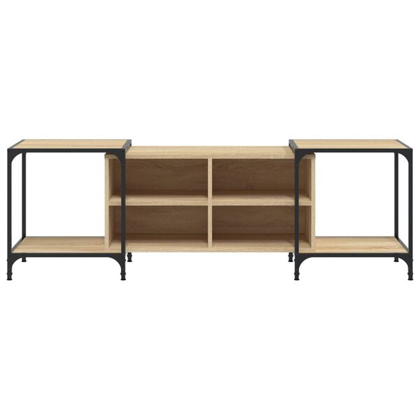 vidaXL Έπιπλο Τηλεόρασης Sonoma Δρυς 153x37x50 εκ. Επεξεργασμένο Ξύλο