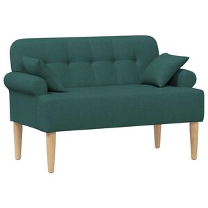 vidaXL Love seat &mu;&epsilon; &kappa;&omicron;&upsilon;&mu;&pi;&iota;ά &Sigma;&kappa;&omicron;ύ&rho;&omicron; &Pi;&rho;ά&sigma;&iota;&nu;&omicron; 120 x 65 x 79 &epsilon;&kappa; Ύ&phi;&alpha;&sigma;&mu;&alpha;