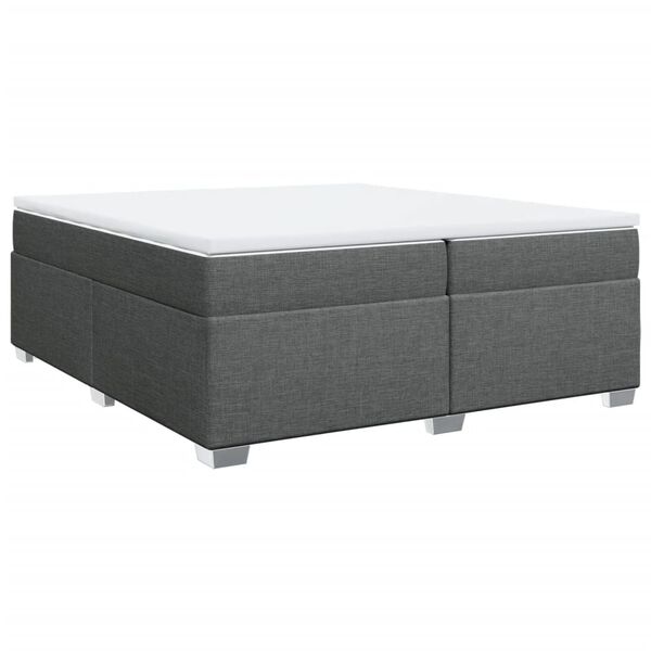 vidaXL &Kappa;&rho;&epsilon;&beta;ά&tau;&iota; Boxspring &mu;&epsilon; &Sigma;&tau;&rho;ώ&mu;&alpha; &Sigma;&kappa;&omicron;ύ&rho;&omicron; &Gamma;&kappa;&rho;&iota; 200x200 &epsilon;&kappa;. &Upsilon;&phi;&alpha;&sigma;&mu;ά&tau;&iota;&nu;&omicron;