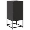vidaXL Κομοδίνο Μαύρο 36x39x78 εκ. από Χάλυβα