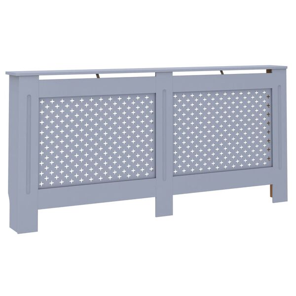 vidaXL Κάλυμμα Καλοριφέρ Ανθρακί 172 x 19 x 81,5 εκ. από MDF