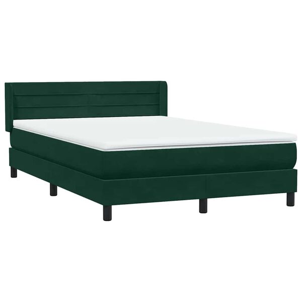 vidaXL &Kappa;&rho;&epsilon;&beta;ά&tau;&iota; Boxspring &mu;&epsilon; &Sigma;&tau;&rho;ώ&mu;&alpha; &Sigma;&kappa;&omicron;ύ&rho;&omicron; &Pi;&rho;ά&sigma;&iota;&nu;&omicron; 160x210&epsilon;&kappa;. &Beta;&epsilon;&lambda;&omicron;ύ&delta;&iota;&nu;&omicron;