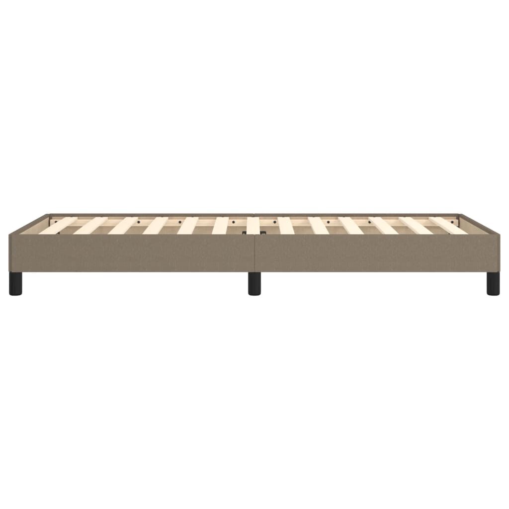 vidaXL Σκελετός Κρεβατιού Χωρίς Στρώμα Taupe 80x200 εκ. Υφασμάτινο