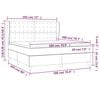 vidaXL &Kappa;&rho;&epsilon;&beta;ά&tau;&iota; Boxspring &mu;&epsilon; &Sigma;&tau;&rho;ώ&mu;&alpha; &Sigma;&kappa;&omicron;ύ&rho;&omicron; &Kappa;&alpha;&phi;έ 180x200 &epsilon;&kappa; &Upsilon;&phi;&alpha;&sigma;&mu;ά&tau;&iota;&nu;&omicron;