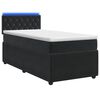 vidaXL &Kappa;&rho;&epsilon;&beta;ά&tau;&iota; box spring &mu;&epsilon; &sigma;&tau;&rho;ώ&mu;&alpha; &Mu;&alpha;ύ&rho;&omicron; 100 x 200 cm &Beta;&epsilon;&lambda;&omicron;ύ&delta;&omicron;