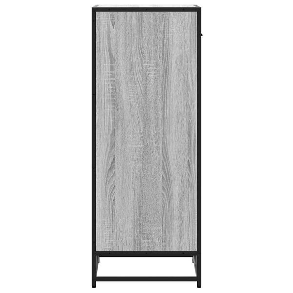 Ράφι παπουτσιών vidaXL Γκρι Sonoma 48x38x97,5 cm Κατασκευασμένο ξύλο
