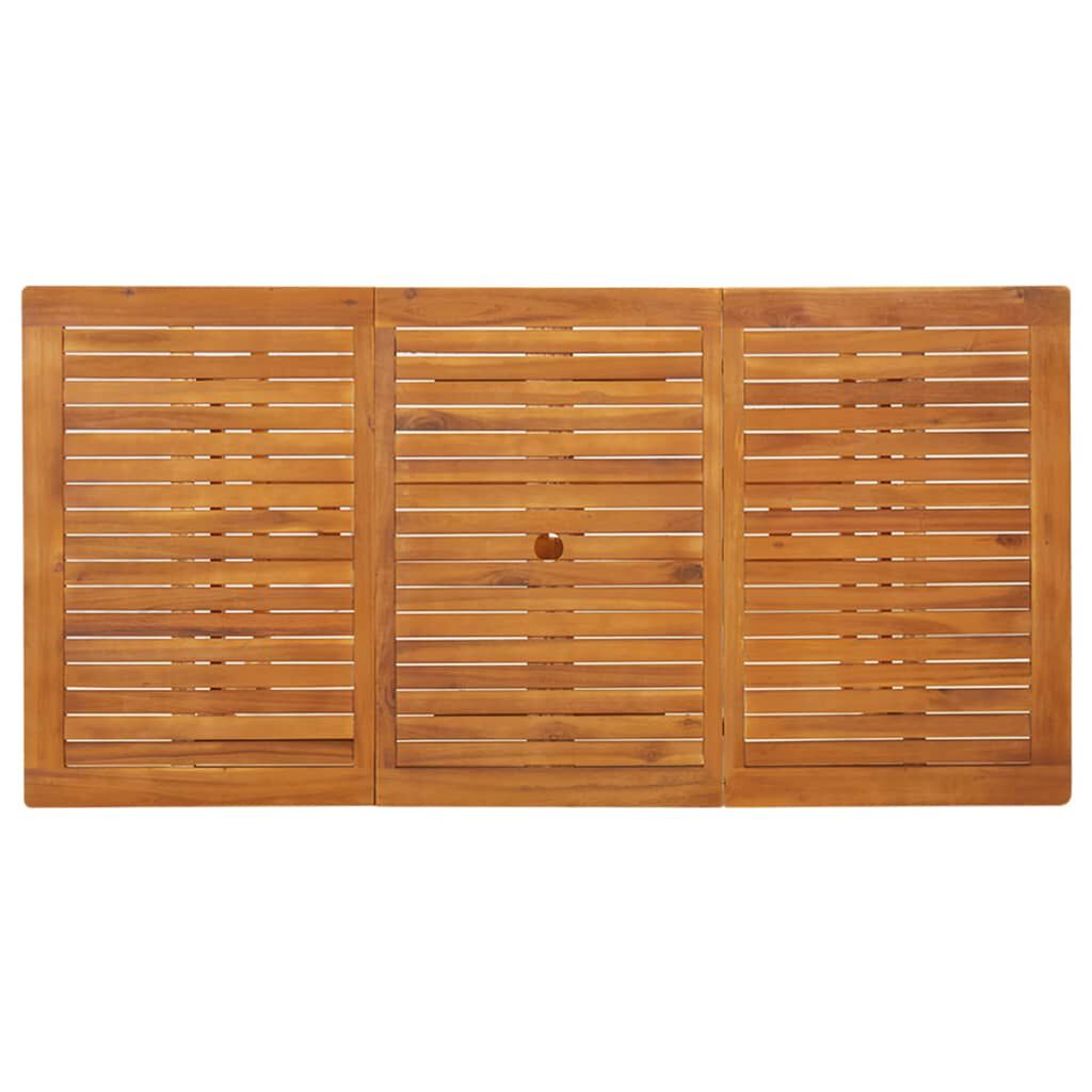 vidaXL Τραπεζαρία Κήπου 180 x 90 x 75 εκ. από Μασίφ Ξύλο Ακακίας