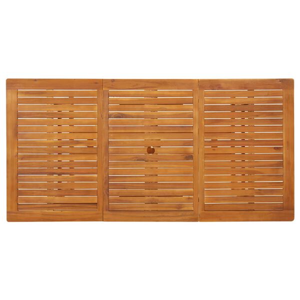 vidaXL Τραπεζαρία Κήπου 180 x 90 x 75 εκ. από Μασίφ Ξύλο Ακακίας