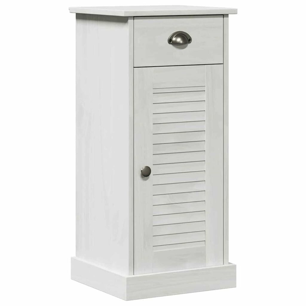 vidaXL Σετ Επίπλων Μπάνιου 2 pcs Καφέ και Λευκό 37 x 34 x 150 εκ