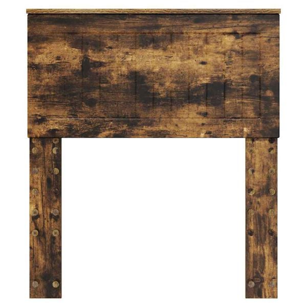 vidaXL Κεφαλάρι με κεφαλάρι Καπνιστό Δρύς 75 cm Επεξεργασμένο ξύλο