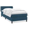 vidaXL Box Spring &kappa;&rho;&epsilon;&beta;ά&tau;&iota; &mu;&epsilon; &sigma;&tau;&rho;ώ&mu;&alpha; &sigma;&kappa;&omicron;ύ&rho;&omicron; &mu;&pi;&lambda;&epsilon; 100x220 cm &Beta;&epsilon;&lambda;&omicron;ύ&delta;&iota;&nu;&omicron;