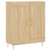 vidaXL Ντουλάπι Sonoma δρυς 69,5 x 34 x 180 εκ. από Επεξεργασμένο Ξύλο