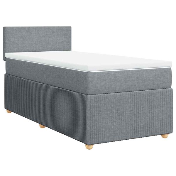 vidaXL &Kappa;&rho;&epsilon;&beta;ά&tau;&iota; Boxspring &mu;&epsilon; &Sigma;&tau;&rho;ώ&mu;&alpha; &Alpha;&nu;&omicron;&iota;&chi;&tau;ό &Gamma;&kappa;&rho;&iota; 100x200 &epsilon;&kappa;. &Upsilon;&phi;&alpha;&sigma;&mu;ά&tau;&iota;&nu;&omicron;