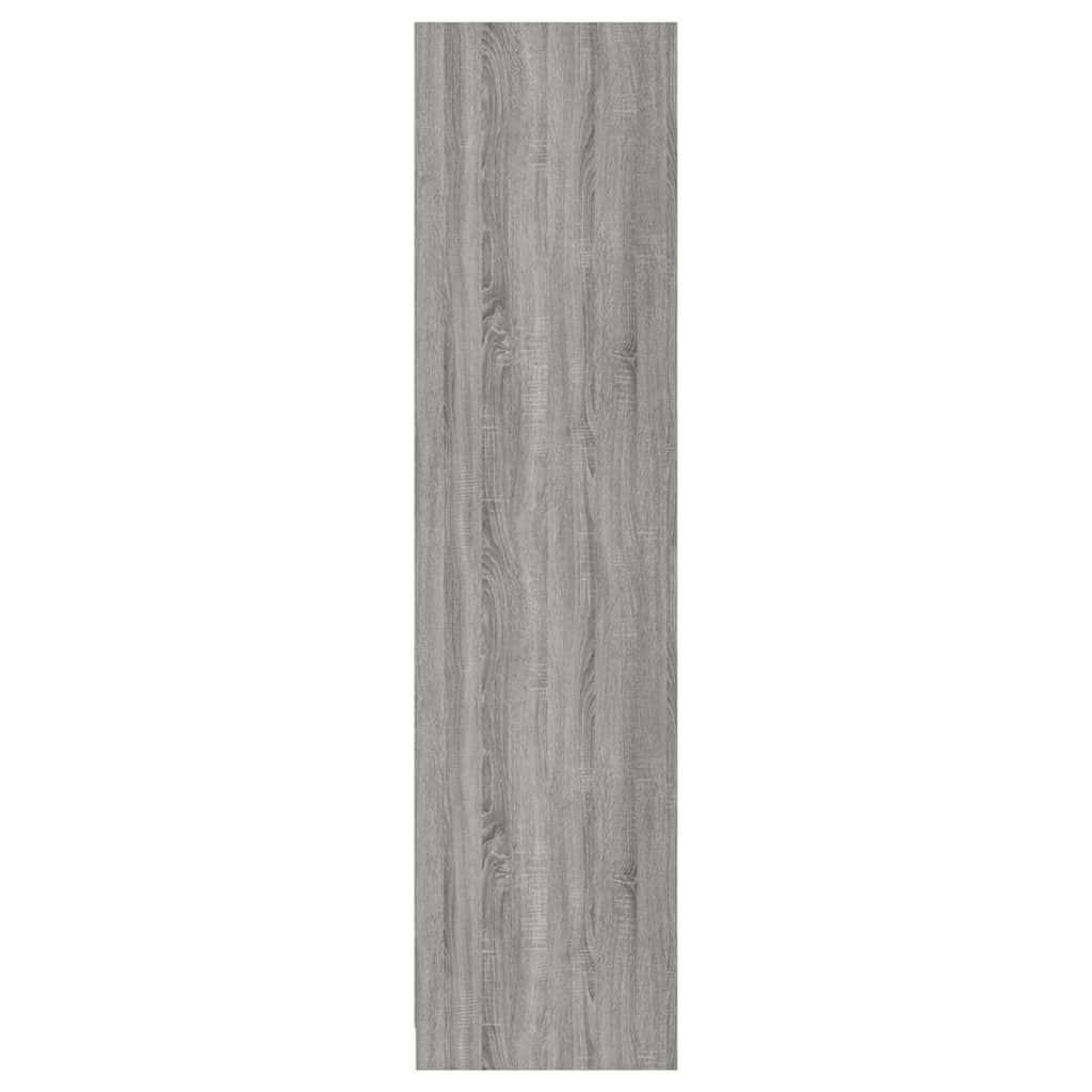 vidaXL Ντουλάπα με Συρτάρια Γκρι Sonoma 50 x 50 x 200 εκ Επεξεργ. Ξύλο