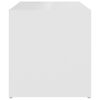 vidaXL Τραπέζι Βοηθητικό Λευκό 59 x 36 x 38 εκ. από Επεξ. Ξύλο