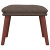vidaXL Υποπόδιο Taupe 45 x 29,5 x 35 εκ. Υφασμάτινο
