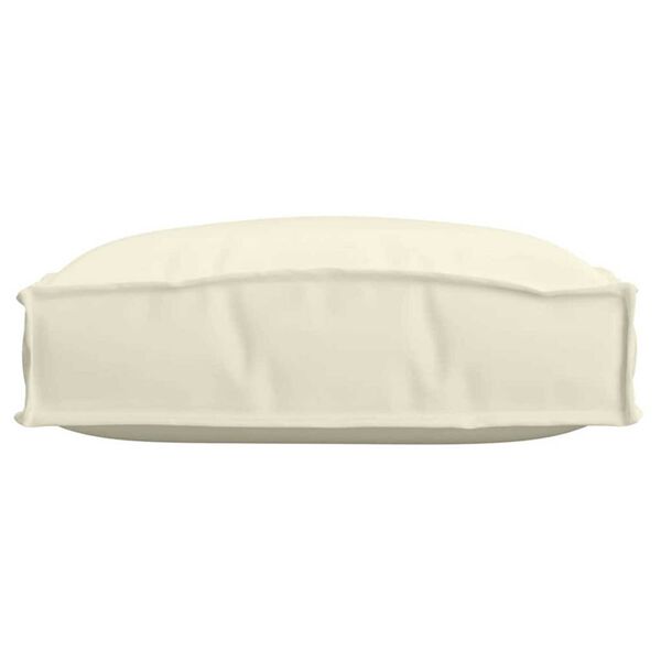 vidaXL Μαξιλάρι παλέτας για κάθισμα 2 pcs Κρεμ 40 x 40 x 8 εκ.