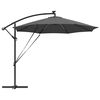 vidaXL Ομπρέλα Cantilever Banana Ανθρακί 294 x 294 x 248 cm
