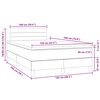 vidaXL &Kappa;&rho;&epsilon;&beta;ά&tau;&iota; Boxspring &mu;&epsilon; &Sigma;&tau;&rho;ώ&mu;&alpha; & LED &Mu;&alpha;ύ&rho;&omicron; 120x190 &epsilon;&kappa;. &Beta;&epsilon;&lambda;&omicron;ύ&delta;&iota;&nu;&omicron;