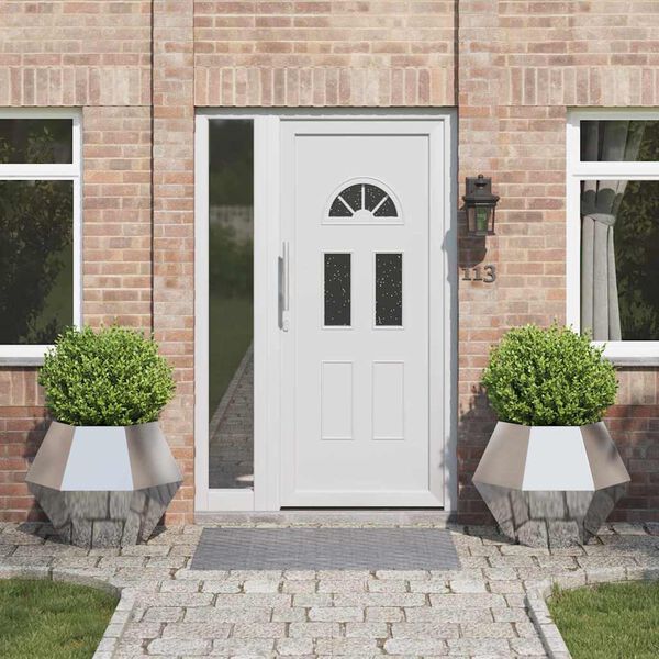 vidaXL Γλάστρα 2 pcs Ασημί 75 x 75 x 60 εκ Ανοξείδωτο ατσάλι