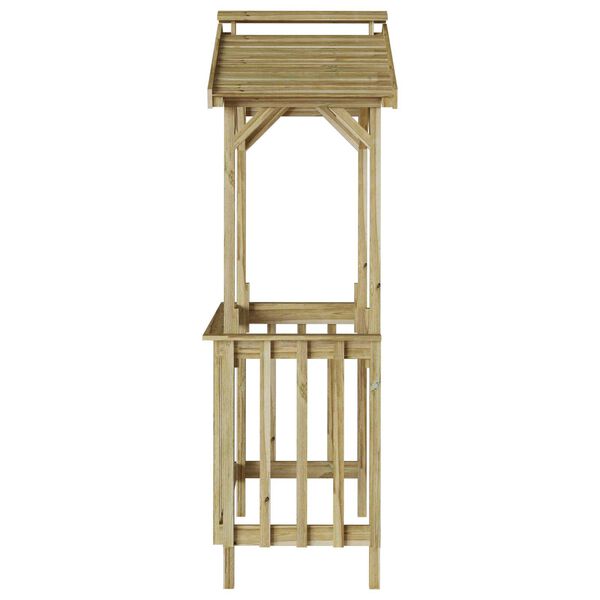 vidaXL BBQ Σκεπή 133.5x63x200 εκ. Επεξεργασμένο Ξύλο Πεύκου