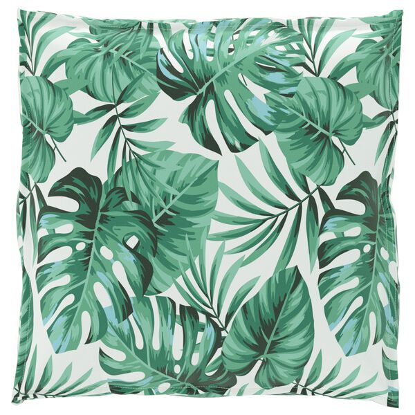 vidaXL Σετ Μαξιλαριών Πάγου Floral 2 pcs Μοτίβο φύλλων 70 x 70 x 12 cm