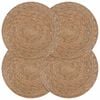 vidaXL &Pi;&lambda;&alpha;&kappa;ά&kappa;&iota;&alpha; &alpha;&pi;ό &theta;&alpha;&lambda;ά&sigma;&sigma;&iota;&omicron; &chi;ό&rho;&tau;&omicron; 4 pcs &Phi;&upsilon;&sigma;&iota;&kappa;ό &Oslash; 30 cm