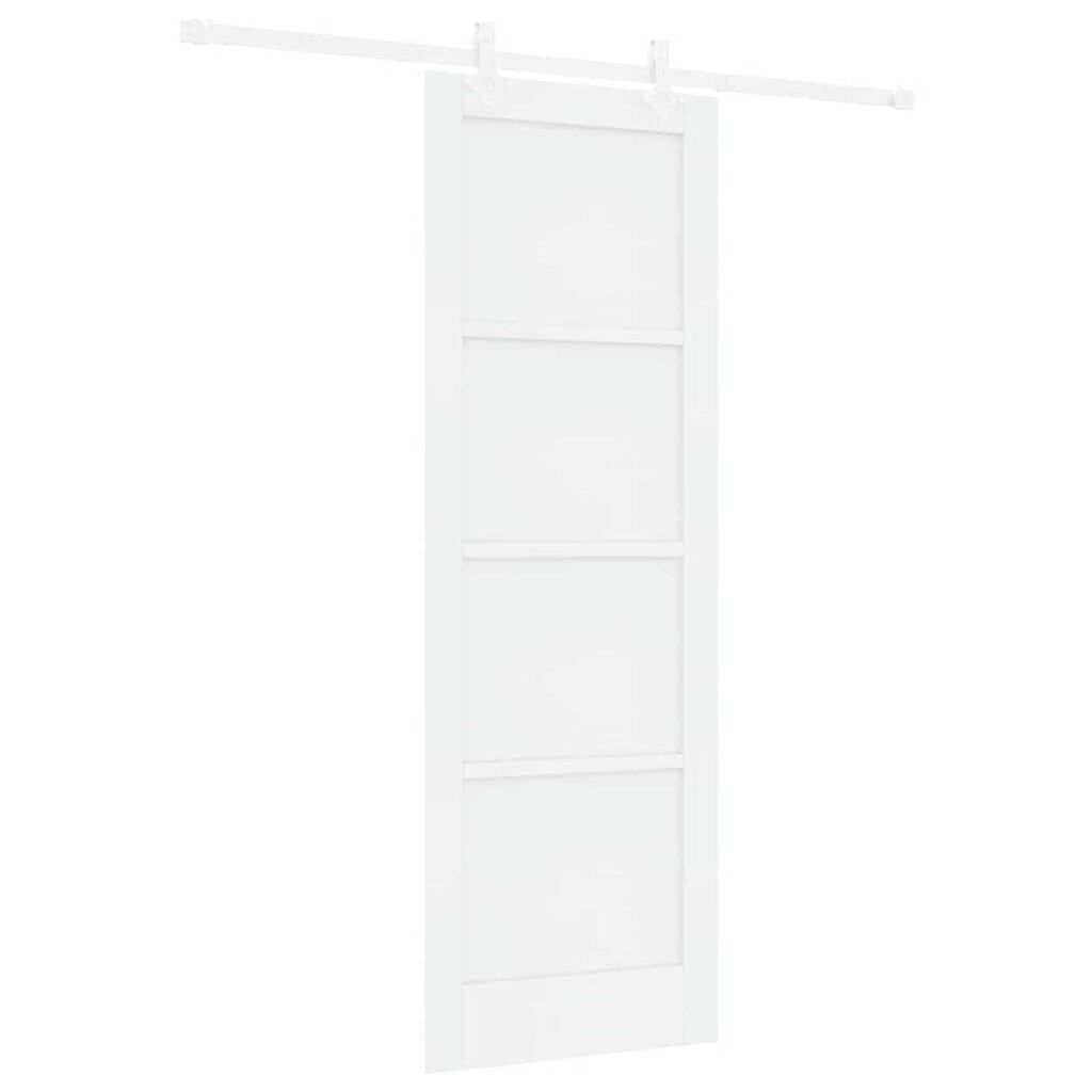 vidaXL Συρόμενη Πόρτα Λευκό 73.5 x 211 εκ