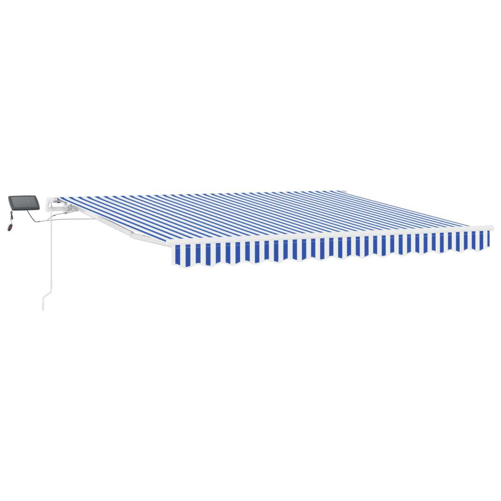 vidaXL Σκηνίτσα Αναδιπλούμενη with Μπλε και λευκό 3.5 x 2.5 m