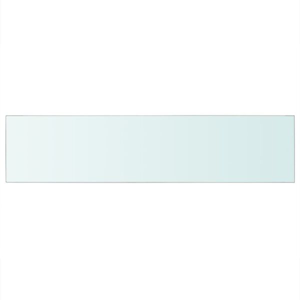 vidaXL Ράφια Πάνελ 2 τεμ. Διάφανα 110 x 25 εκ. Γυάλινα