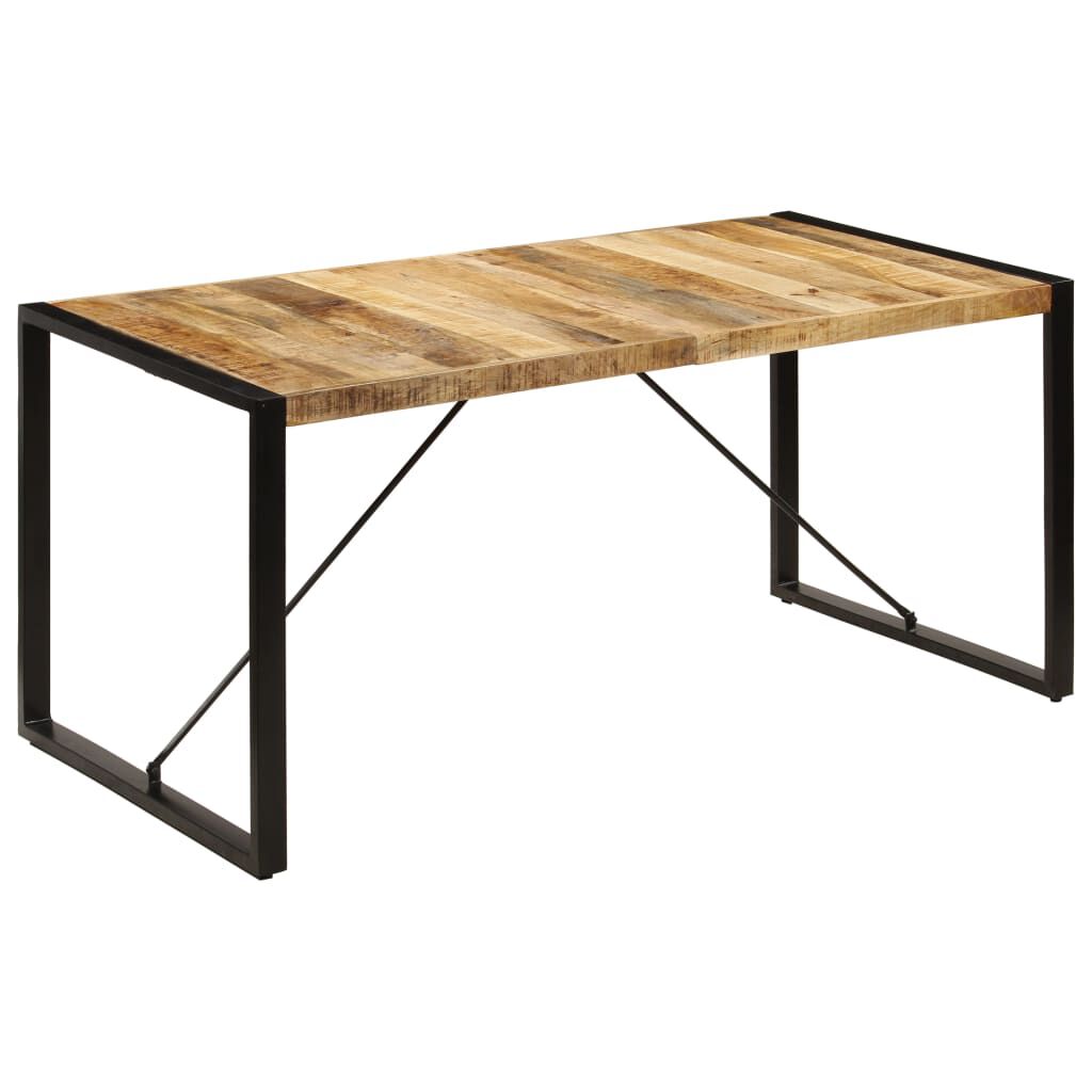 vidaXL Τραπεζαρία 160 x 80 x 75 εκ. από Μασίφ Ξύλο Μάνγκο