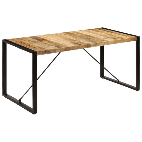 vidaXL Τραπεζαρία 160 x 80 x 75 εκ. από Μασίφ Ξύλο Μάνγκο
