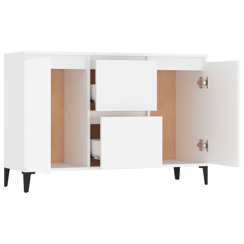 vidaXL Μπουφές Λευκός 104 x 35 x 70 εκ. από Επεξεργασμένο Ξύλο