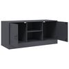 vidaXL Έπιπλο Τηλεόρασης Ανθρακί 99x39x44 εκ. από Χάλυβα