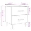 vidaXL Κομοδίνο Γκρι Sonoma 40 x 35 x 47,5 εκ. από Επεξεργασμένο Ξύλο