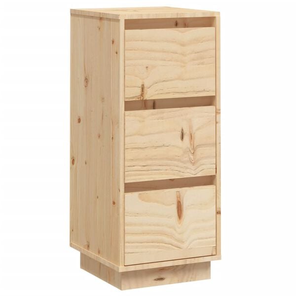 vidaXL Ντουλάπι 32 x 34 x 75 εκ. από Μασίφ Ξύλο Πεύκου