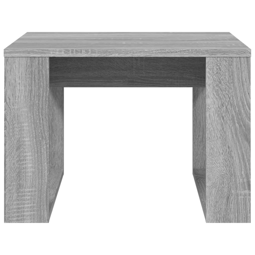 vidaXL Βοηθητικό Τραπέζι Γκρι Sonoma 50x50x35 εκ. Επεξεργασμένο Ξύλο
